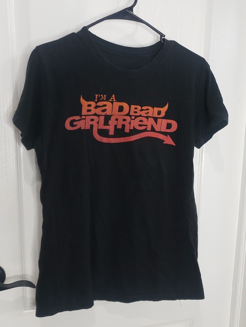 Theory Of A Deadman Bad Girlfiend Nu Metal Band Black T-Shirt Size Medium